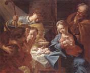 unknow artist The adoration of the shepherds oil painting picture